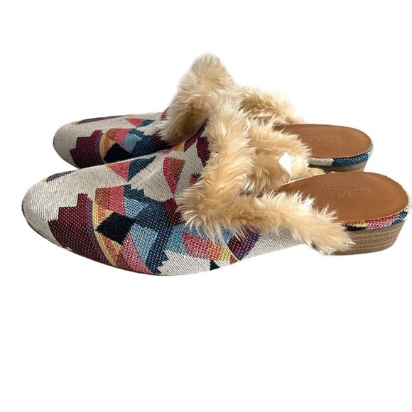 Universal Thread Multicolor Patterned Mules - Picture 2 of 8